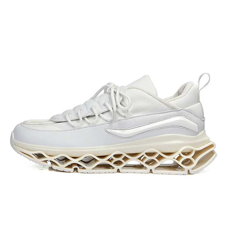 'Horizon Hurdle’ X9X Sneakers in White/Beige