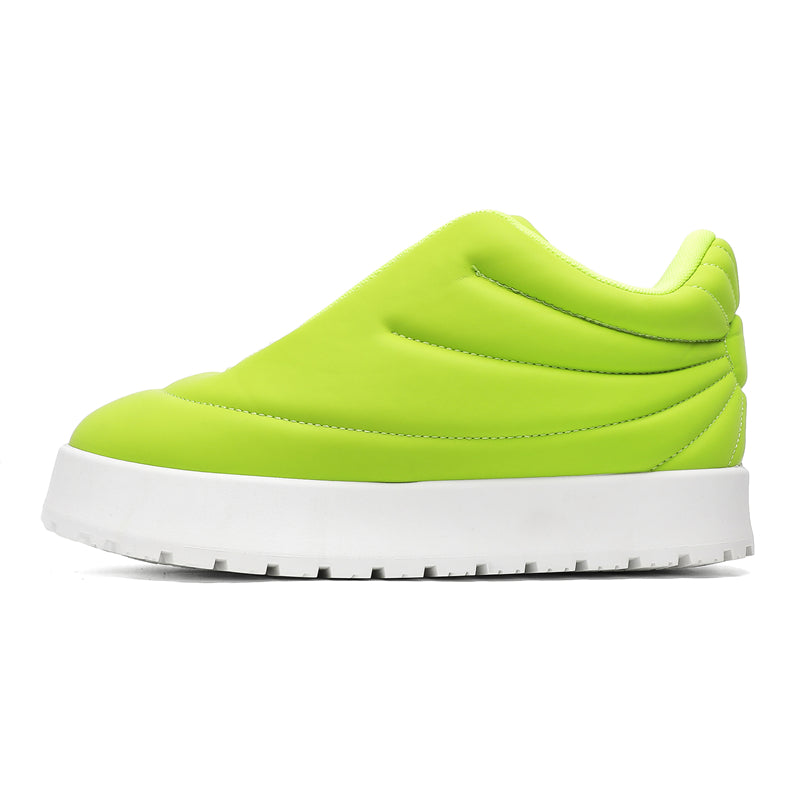‘Celestial Wave’ X9X Moon Boots in Neon Lime Green