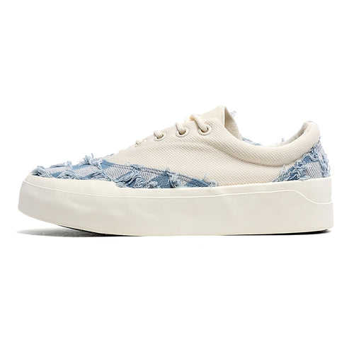 'Ember Surge' X9X Sneakers in Denim Blue/White