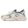 'Ethereon Flux' X9X Sneakers in Beige/Blue