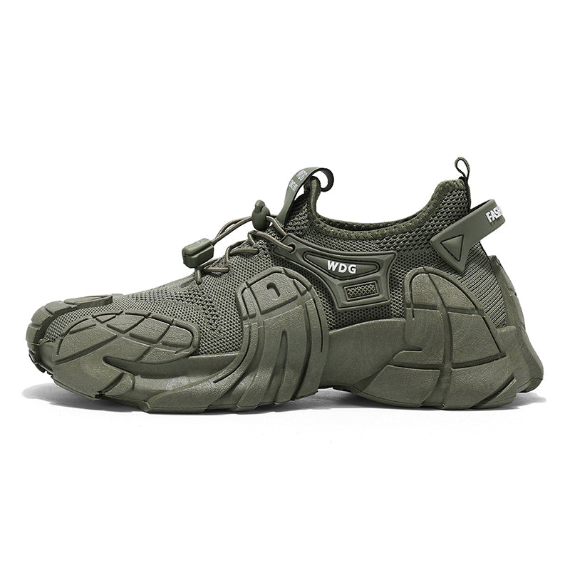 'Vyronix Edge' X9X Sneakers in Army Green
