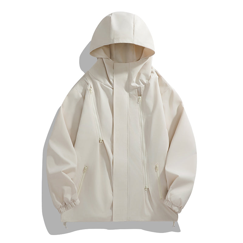 MLB 8008 Outdoor Jacket in Ivory White