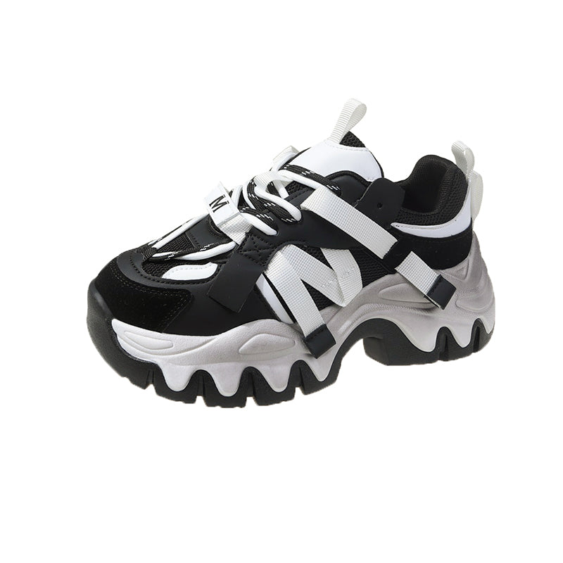 MISTY Chunky Sneakers in Black/White