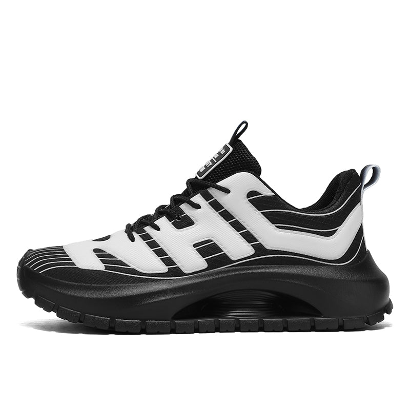 ‘Stratos Edge’ X9X Sneakers in Carbon Black/White