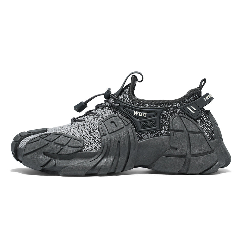'Luminara Rift' X9X Sneakers in Graphite Gray