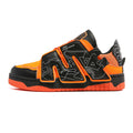 LIYAH Chunky Sneakers in Black/Orange