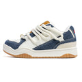 'Divine Dynasty’ X9X Sneakers in White/Denim/Orange