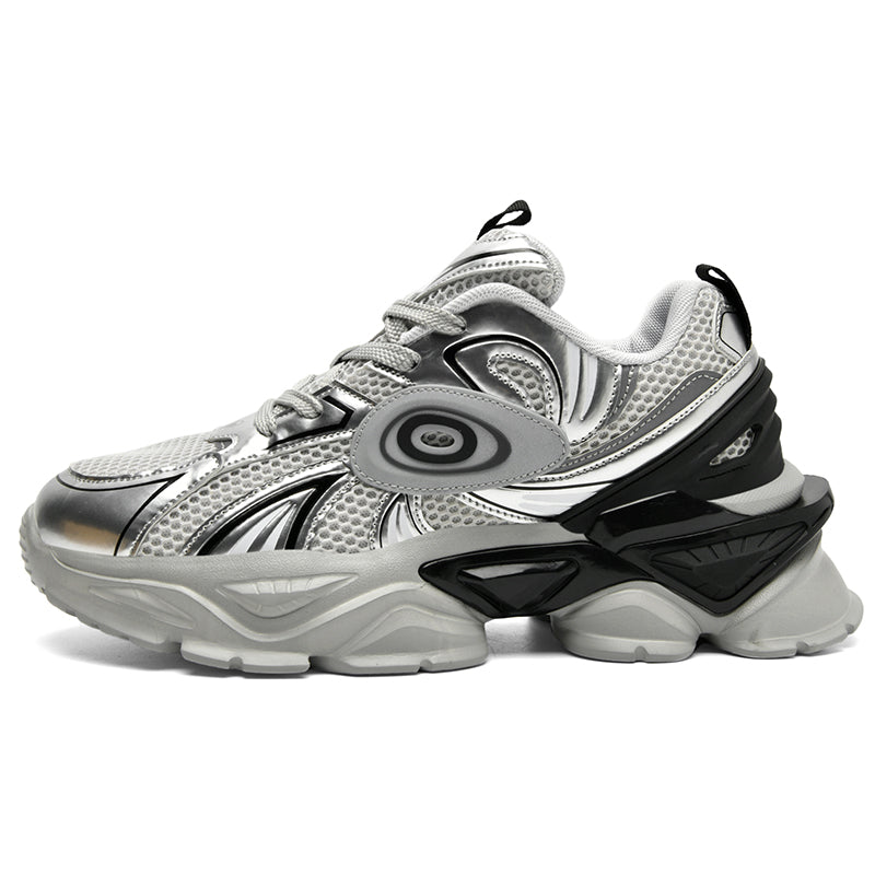 'Electro Grip' X9X Sneakers in Gray/Black