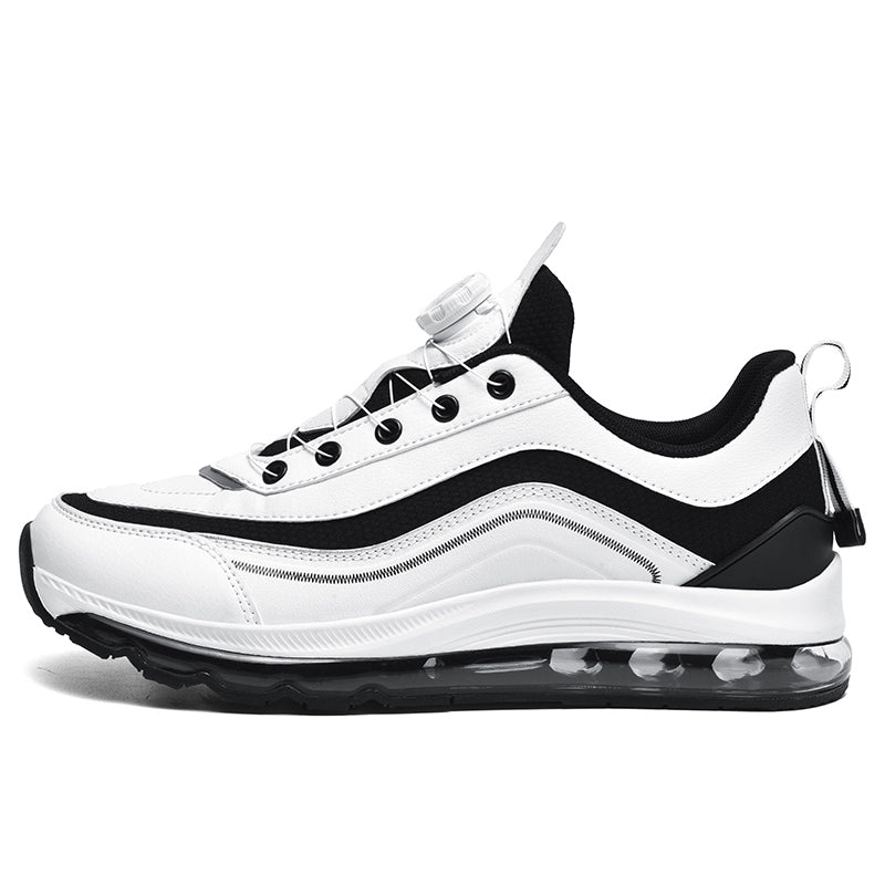 'Majestic Marvel' X9X Sneakers in White/Black