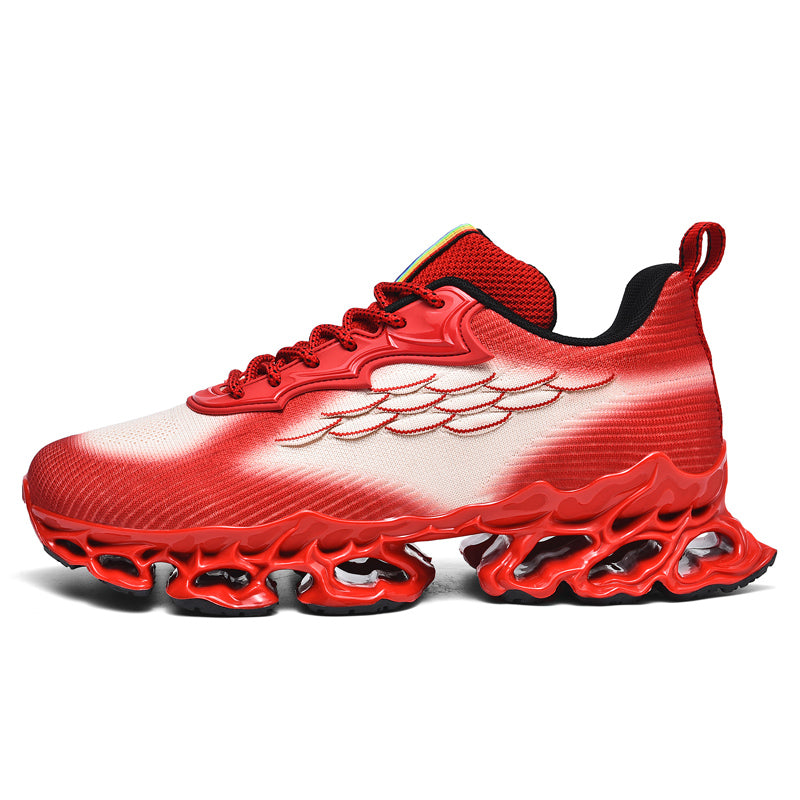 FURY ‘Chevron' X9X Sneakers in Fiery Red