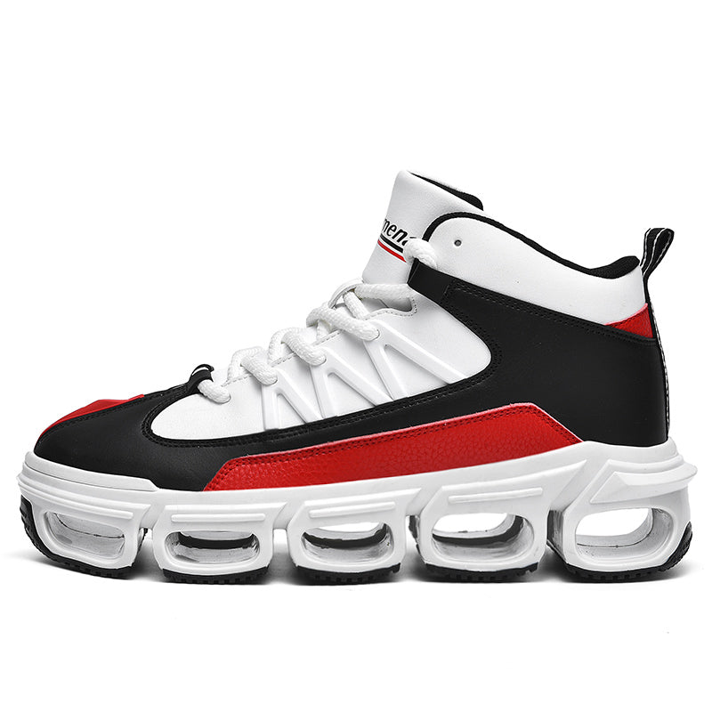 'Royal Radiance' X9X Sneakers in White/Black/Red
