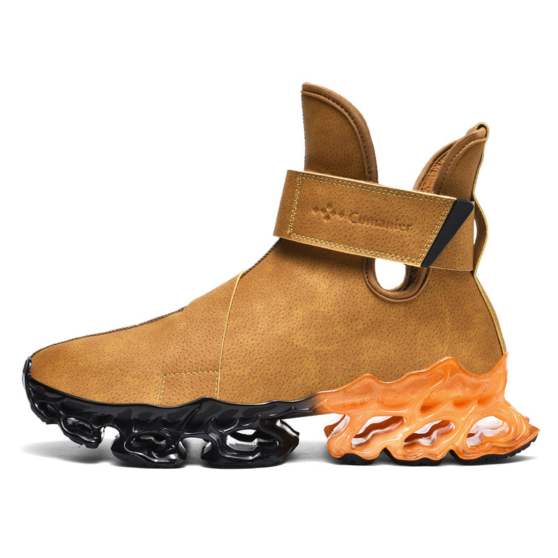 FURY 'The King' X9X Sneakers in Dual-Tone Brown