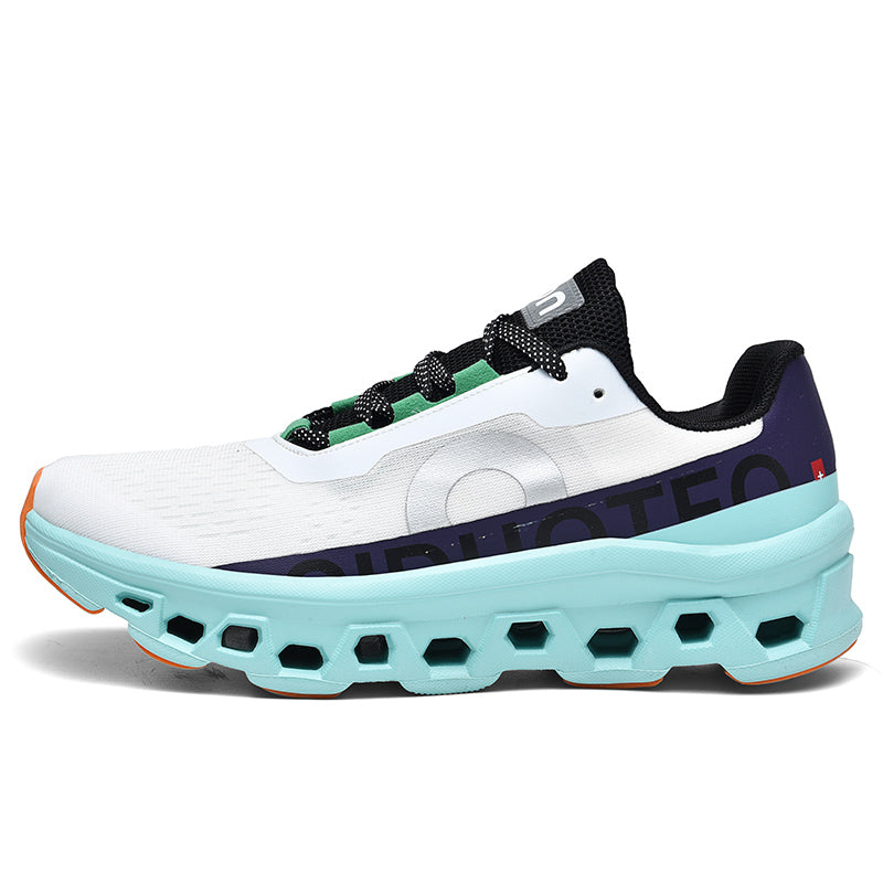 ‘Julian Jet’ X9X Sneakers in White/Aqua Blue