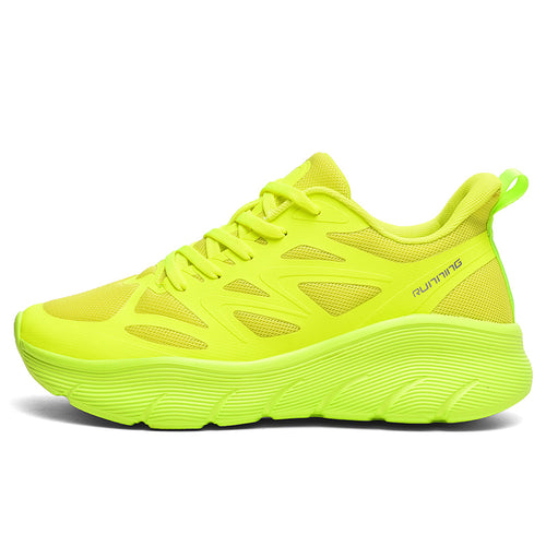 'AeroCore Zenith' X9X Sneakers in Neon Green