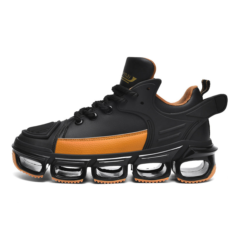 'Ethereal Elegance' X9X Sneakers in Black/Brown