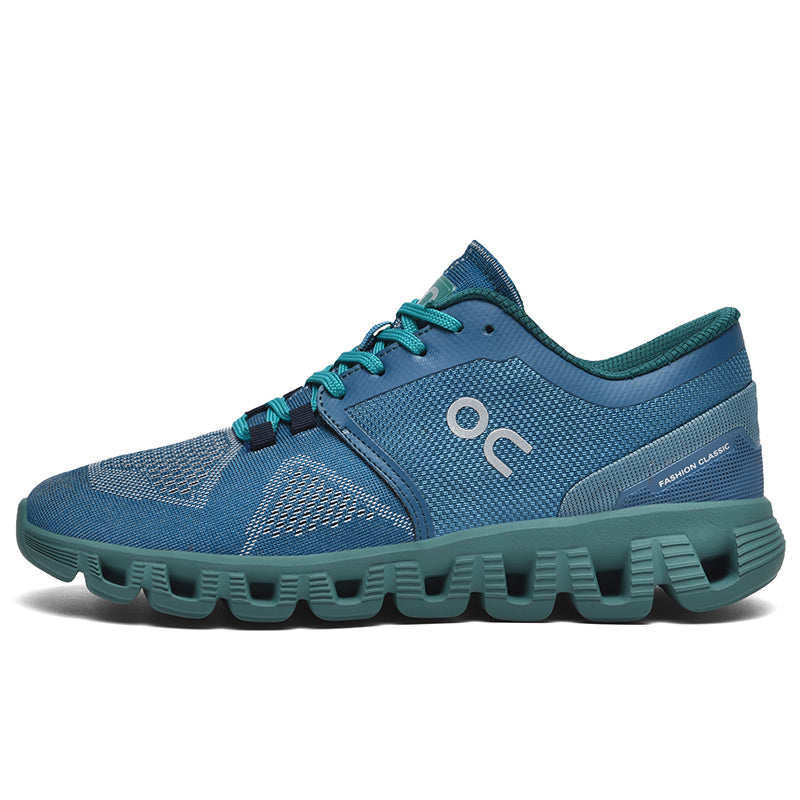 ‘Capitoline Charge’ X9X Sneakers in Blue/Green