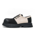 MLB LTHR-03 Derby Boots in Black/Beige