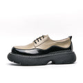 MLB LTHR-04 Derby Boots in Black/Beige