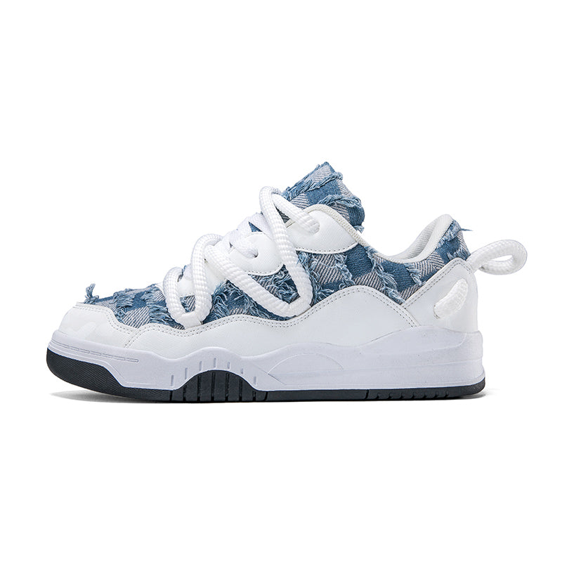'Aero Vortex' X9X Sneakers in Denim Blue/White