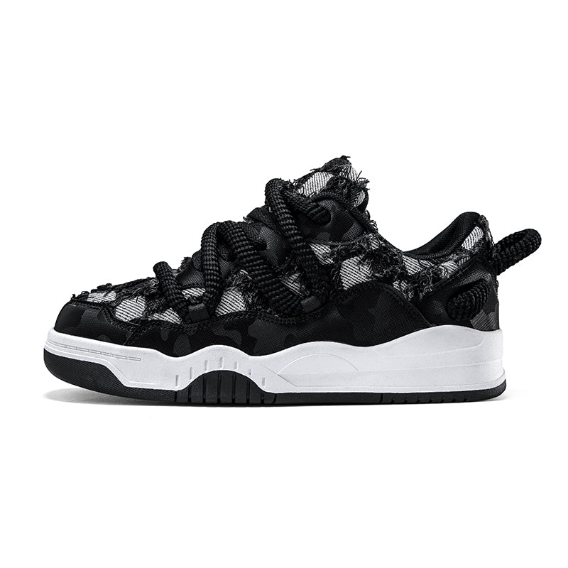 'Aero Vortex' X9X Sneakers in Black/White