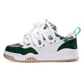 'Nebula Surge' X9X Sneakers in Green/White