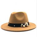 SEVYN Fedora Hat in Light Khaki