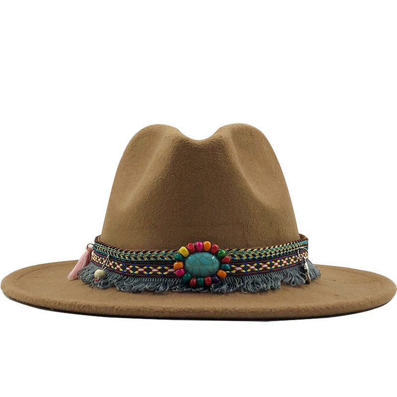 ERIN Fedora Hat in Khaki