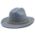 SARAHA Fedora Hat in Grey