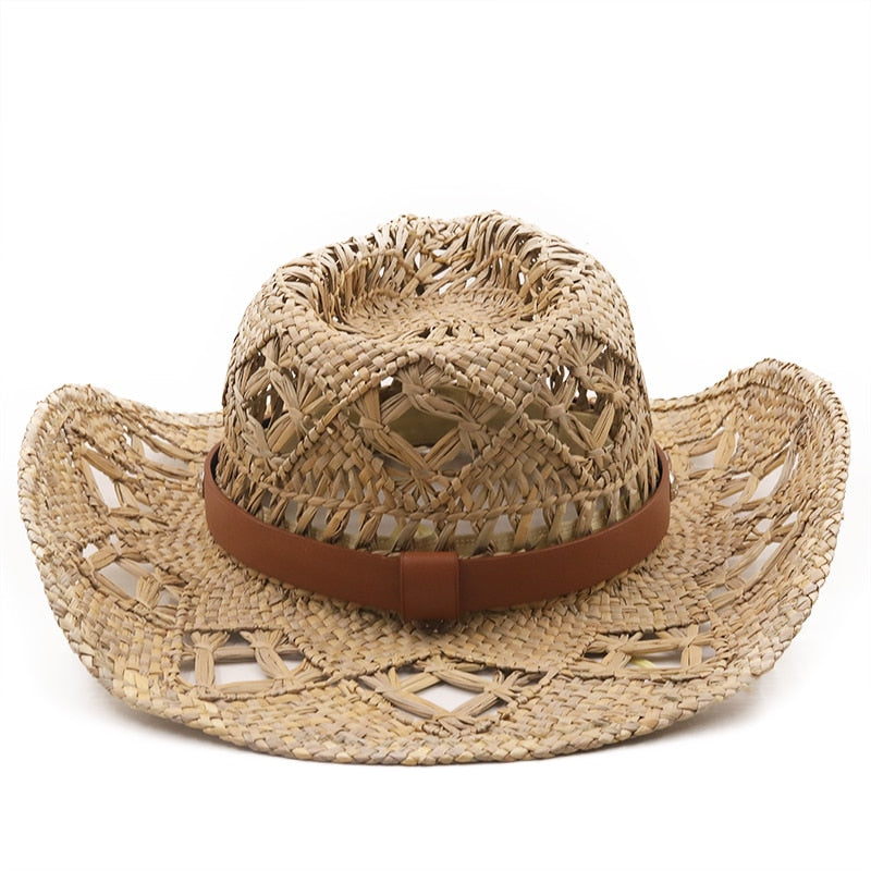 GUTHRUM Men's Straw Cowboy Hat