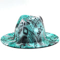 VIVIANA Fedora Hat in Sky Blue