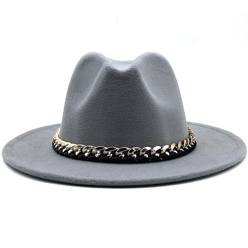 ARIELLA Fedora Hat in Gray