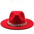ESTELLA Fedora Hat in Red