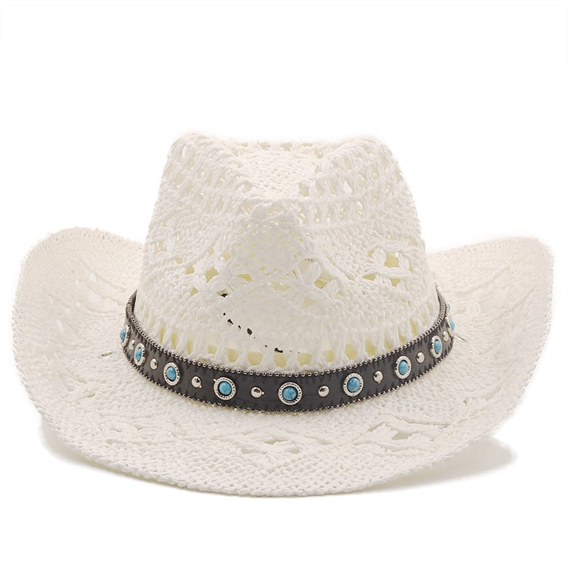 ROYOKA Cowboy Hat in White
