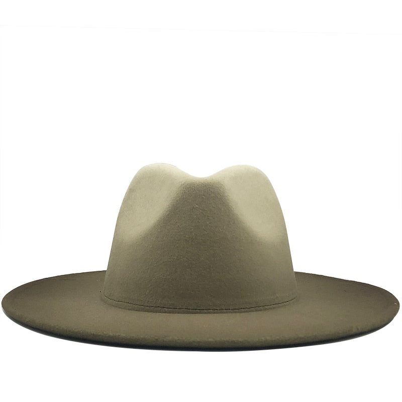 LIALOS Fedora Hat in Green
