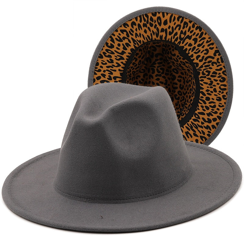 ELENI Fedora Hat in Gray