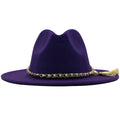 KELSEY Fedora Hat in Purple