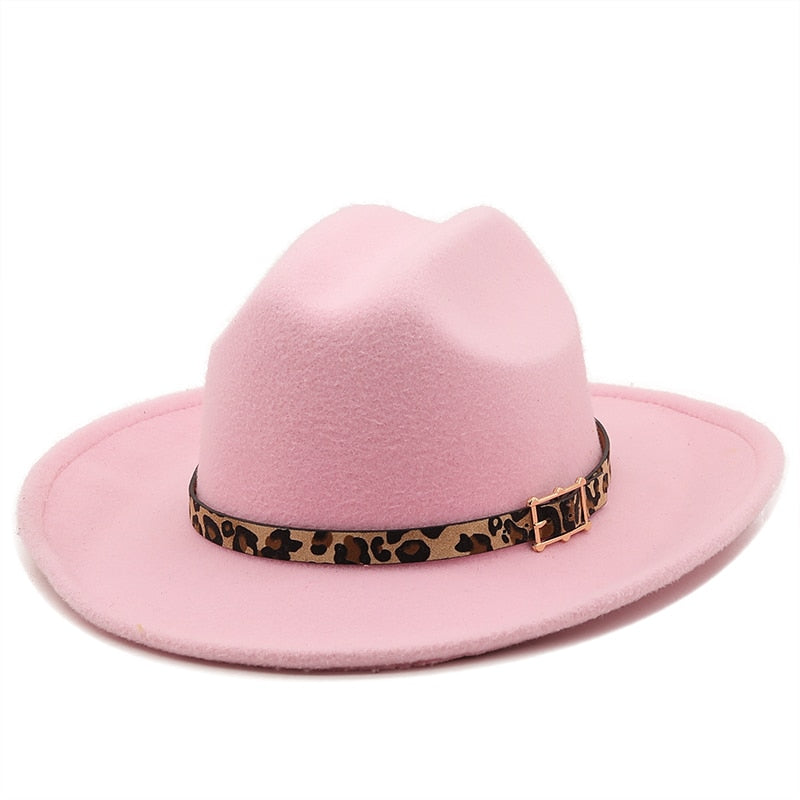 TENILLE Fedora Hat in Pink