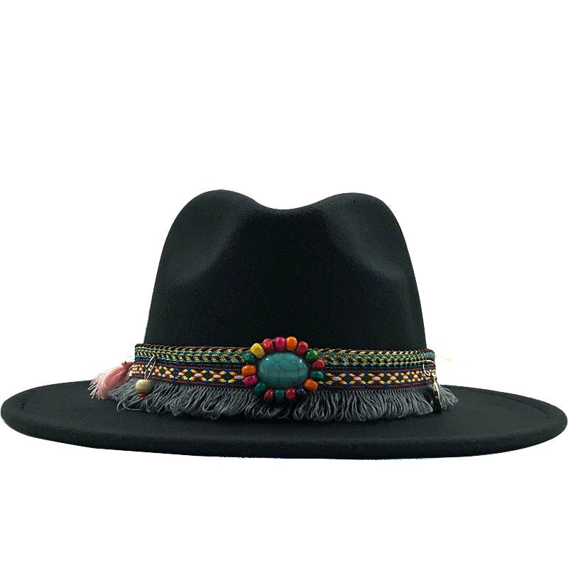 ERIN Fedora Hat in Black