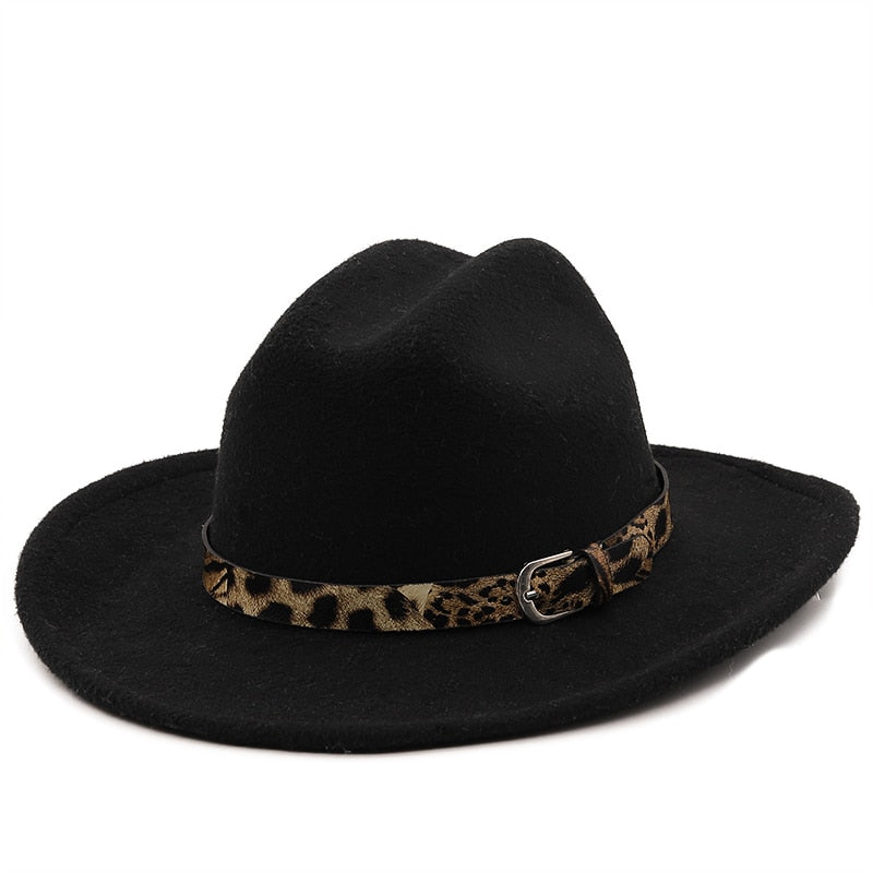 AYLA Fedora Hat in Black