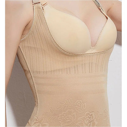 SHPWR-8 Sheer Lace Tummy Control Shapewear