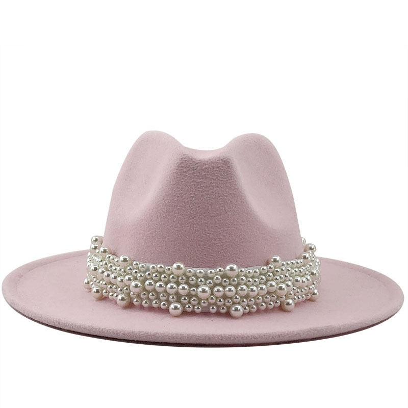 YAEL Pearl Hat in Pink