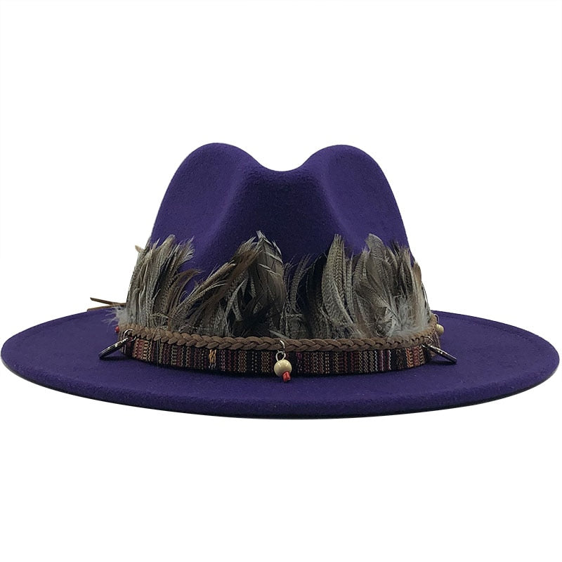 RUBY Fedora Hat in Purple