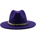 ARIELLA Fedora Hat in Purple