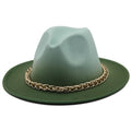 AURELIA Fedora Hat in Mint Green
