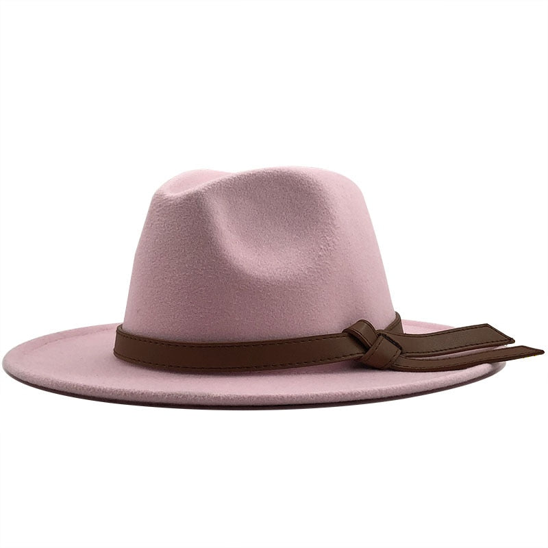 LOUIS Men's Felt Fedora Hat