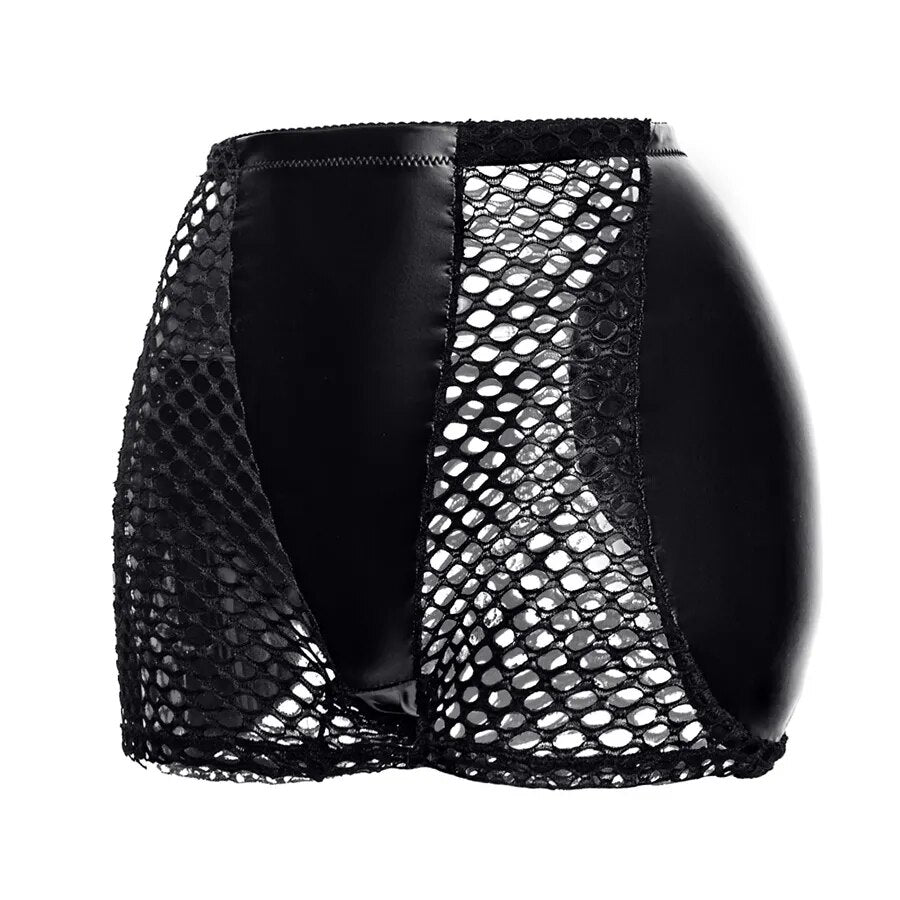 SHPWR-16 Synthetic Leather Butt Enhancer Underwear