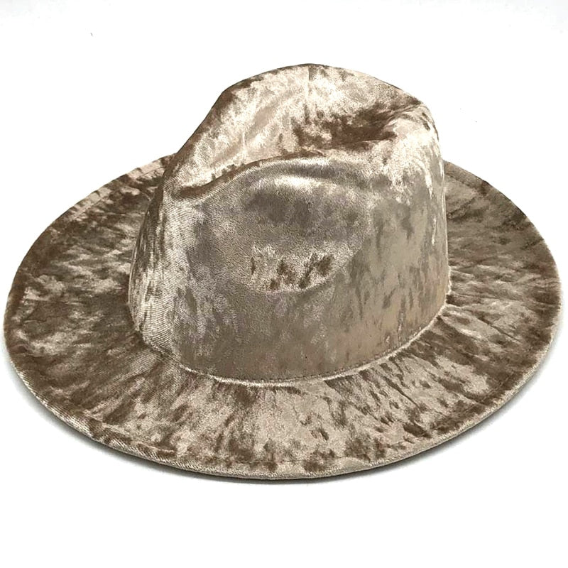 ZANA Fedora Hat in Gold