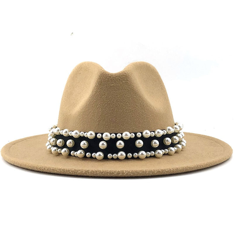 RAYNE Fedora Hat in Light Khaki