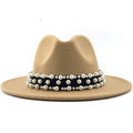 RAYNE Fedora Hat in Light Khaki