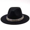 ROSAL Fedora Hat in Black